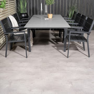 Matgrupp Venture Home Lova 160/240 med 8 Lova Stolar