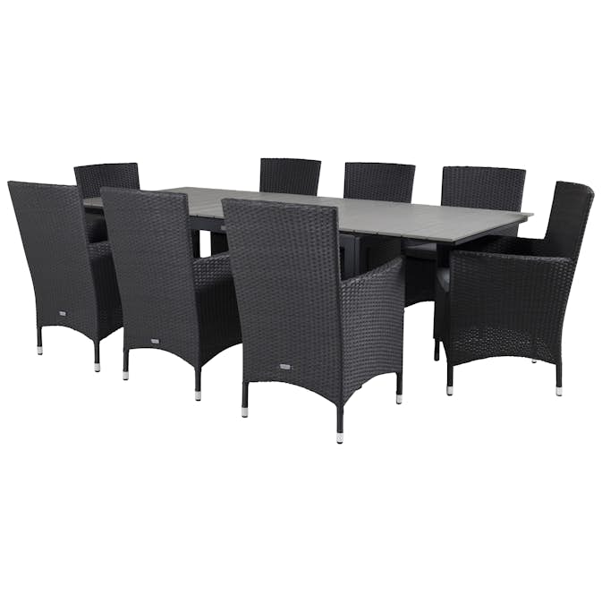 Matgrupp Venture Home Lova 160/240 med 8 Milwa Stolar