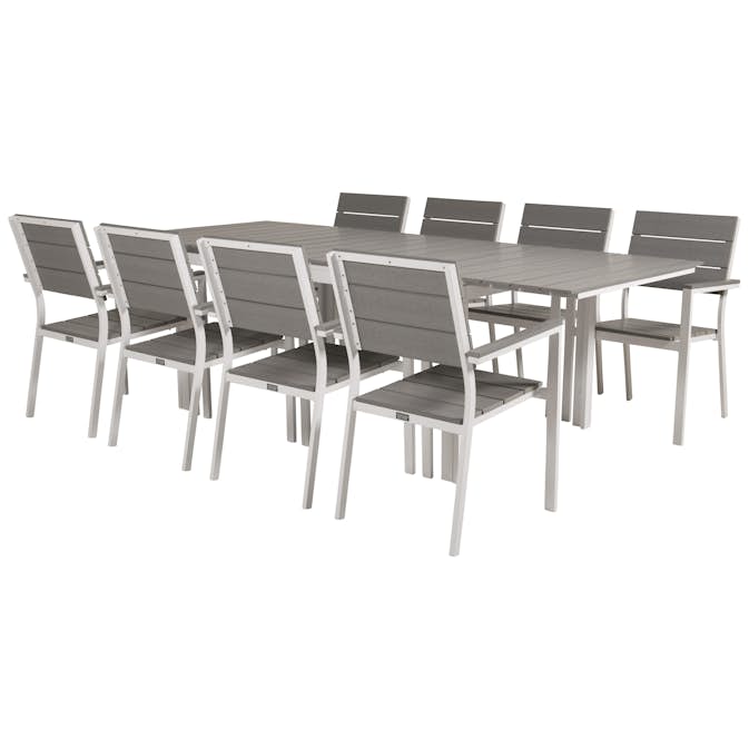 Matgrupp Venture Home Lova 160/240 med 8 Lova Stolar