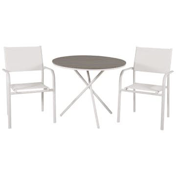 Cafégrupp Venture Home Pincy Ø 90 med 2 Siri Matstolar