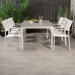 Matgrupp Venture Home Lova 160/240 med 6 Siri Matstolar