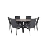 Matgrupp Venture Home Lea Ø 120 med 6 Asta Stolar