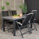 Matgrupp Venture Design Aleyna 152/210 med 4 Stolar