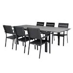 Matgrupp Venture Home Lova 160/240 med 6 Lova Stolar