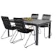 Matgrupp Venture Home Lova 160/240 med 4 Berfin Karmstolar