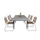 Matgrupp Venture Home Lova 160/240 med 6 Berfin Matstolar