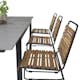 Matgrupp Venture Home Lova 160/240 med 6 Berfin Matstolar