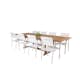 Matgrupp Venture Design Kiara 195/295 med 8 Siri Stolar