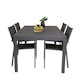 Matgrupp Venture Home Madrid 160/240 med 4 Copacabana Matstolar