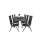 Matgrupp Venture Home Madrid 160/240 med 8 Bront Matstolar