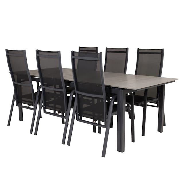 Matgrupp Venture Home Lova 224/324 med 6 Copacabana Stolar