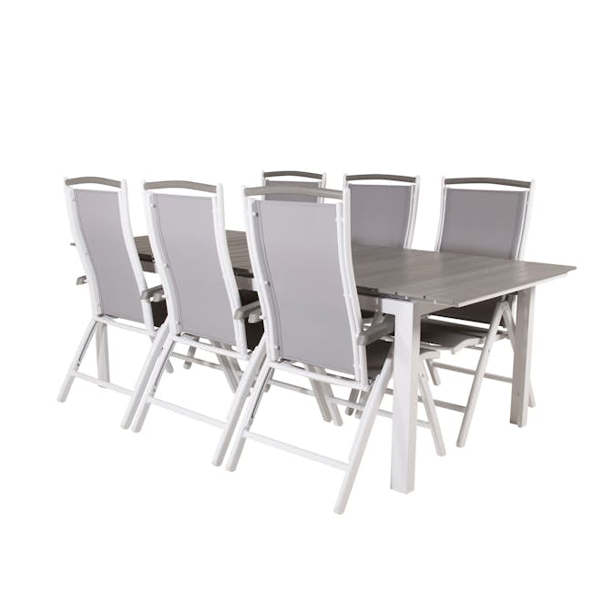 Matgrupp Venture Design Lova 224/324 med 6 Aleyna Stolar