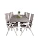 Matgrupp Venture Design Lova 224/324 med 10 Bront Stolar