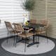 Matgrupp Venture Home Denver med 4 Lindos Stolar