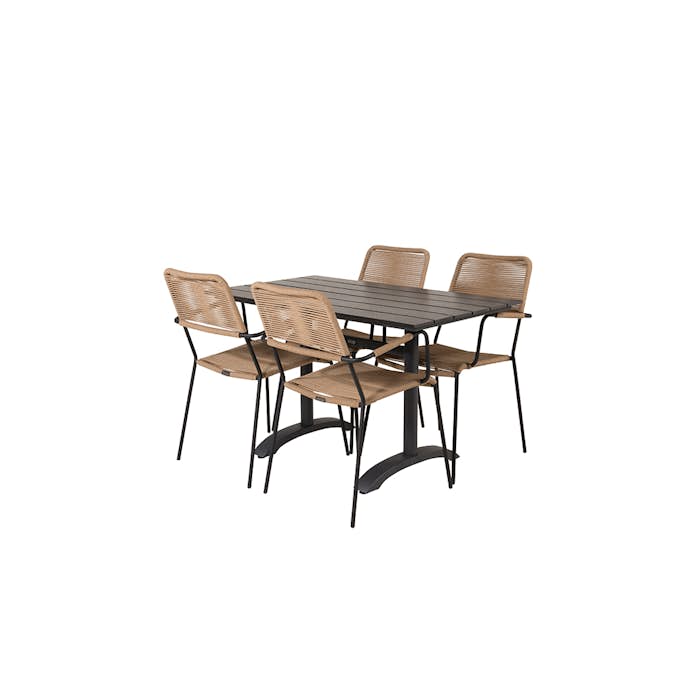 Matgrupp Venture Home Denver med 4 Lindos Stolar