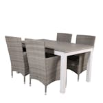 Matgrupp Venture Home Aleyna 152/210 med 4 Milwa Stolar