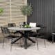 Matgrupp Venture Home Pincy Ø140 med 4 Leon Karmstolar