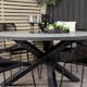 Matgrupp Venture Home Pincy Ø140 med 4 Leon Karmstolar