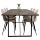 Matgrupp Venture Home Peo med 6 Pobbie Stolar Sammet