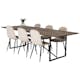 Matgrupp Venture Home Peo med 6 Pobbie Stolar Sammet