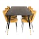 Matgrupp furniture/fashion Disa med 6 Limhamn Light Stolar