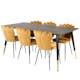 Matgrupp furniture/fashion Disa med 6 Limhamn Light Stolar