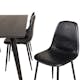 Matgrupp Sky Furniture Disa med 6 Pobbie Stolar Konstläder