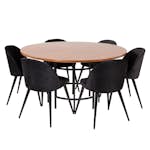 Matgrupp furniture/fashion Copenhagen med 6 Valentina Stolar