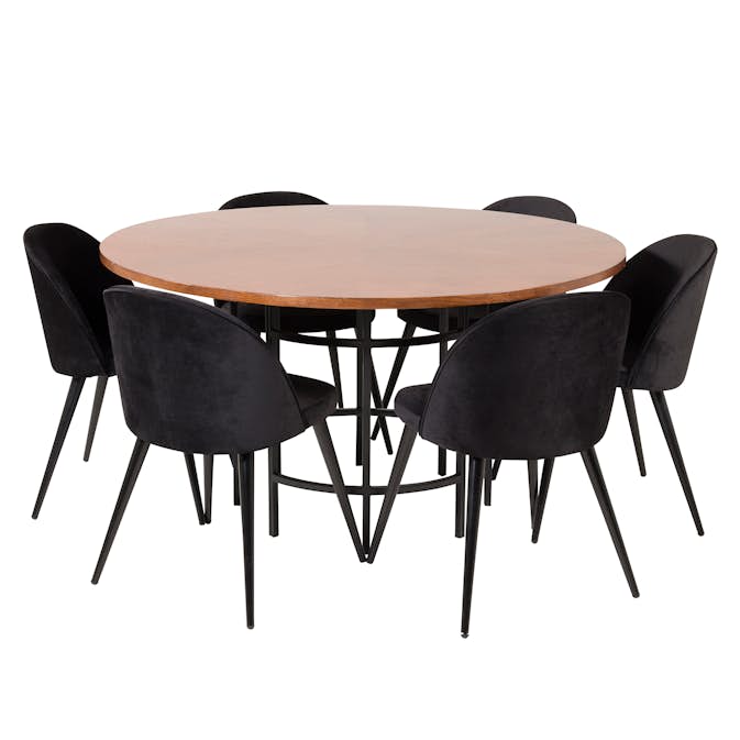 Matgrupp furniture/fashion Copenhagen med 6 Valentina Stolar