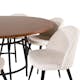 Matgrupp furniture/fashion Copenhagen med 6 Valentina Sammet Stolar