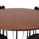 Matgrupp furniture/fashion Copenhagen med 4 Svarta Limhamn Light Stolar