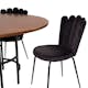 Matgrupp furniture/fashion Copenhagen med 4 Svarta Limhamn Light Stolar