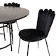Matgrupp furniture/fashion Copenhagen med 4 Svarta Limhamn Light Stolar