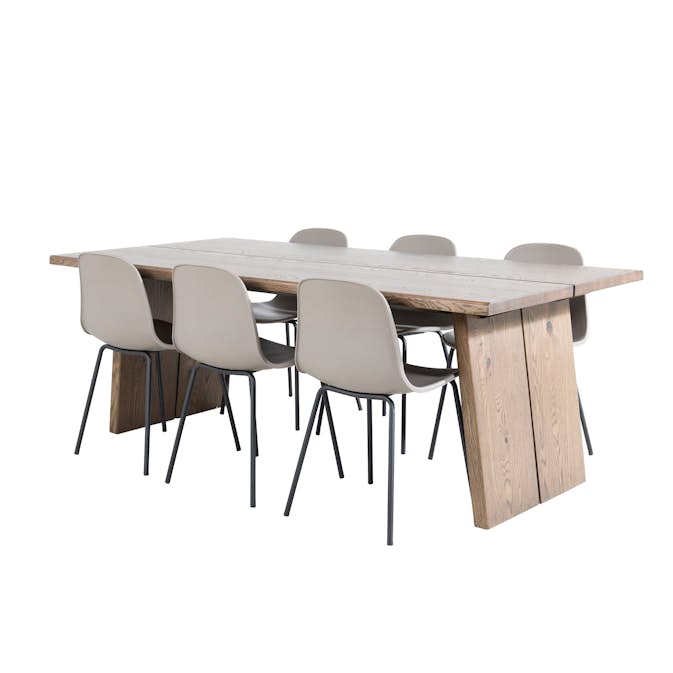 Matgrupp Venture Home Lotus med 6 Ardi Stolar