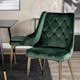 Matgrupp Venture Home Dipp med 4 Velvet Deluxe Stolar