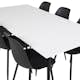 Matgrupp Sky Furniture Pobbie med 6 Pop Stolar