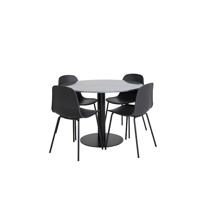 Matgrupp Venture Home Estelle med 4 Ardi Stolar