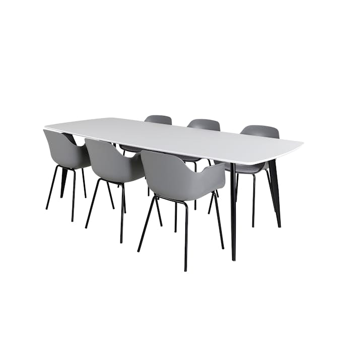 Matgrupp Sky Furniture Poker med 6 Colombine Stolar