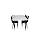 Matgrupp Sky Furniture Poker med 6 Phoi Stolar Sammet
