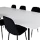 Matgrupp Sky Furniture Poker med 6 Phoi Stolar Sammet