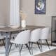 Matgrupp Venture Home Madde med 6 Valentina Stolar Polyestertyg