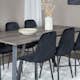Matgrupp Venture Home Madde med 6 Phoi Stolar Sammet
