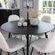 Matgrupp Sky Furniture Silvia med 4 Pooya Stolar
