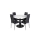 Matgrupp Venture Home Roxanna med 4 Sly Stolar Runt