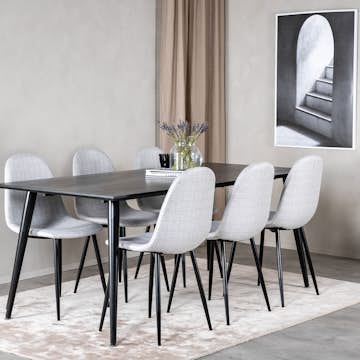 Matgrupp Venture Home Dipp med 6 Polar Stolar