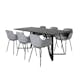 Matgrupp Venture Home Marina med 6 Comfort Plastic stolar