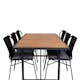 Matgrupp Venture Design King med 6 Julle Stapelbara Matstolar