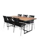 Matgrupp Venture Design King med 6 Julle Stapelbara Matstolar