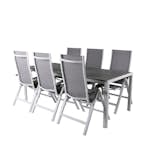 Matgrupp Utomhus Venture Home Bront med 6 Aleyna PositionsTrädgårdsstolar