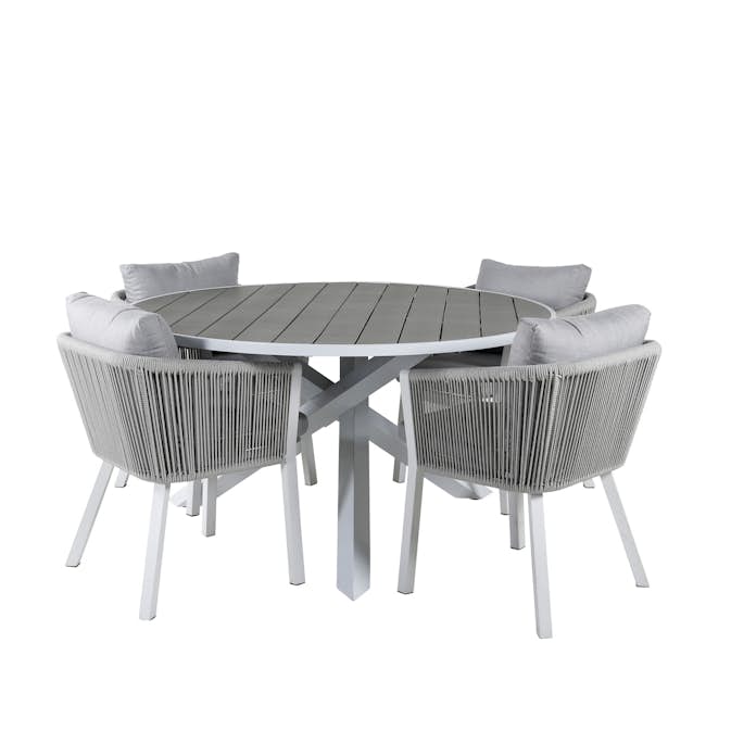 Matgrupp Venture Home Pincy med 4 Virya Matstolar